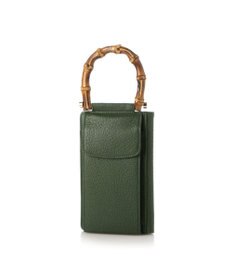 UNBILLION perche バンブーハンドルゴートモバイルウォレットショルダー