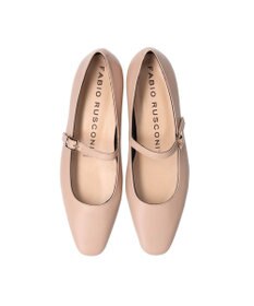 INTER-CHAUSSURES 【FABIO RUSCONI】スクエアトウワンストラップパンプス