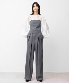 NAVE 【Nave】ウールポリエステルツイル ビスチェ