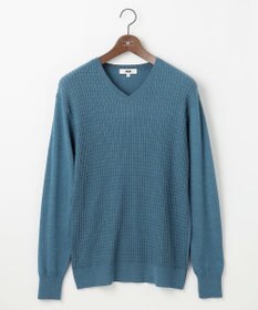 JOSEPH ABBOUD 【チクチクしない/ 3シーズン対応/サスティナブル】SNOWY Vネックセーター