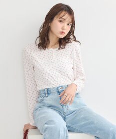 earth music&ecology 【WEB限定】アイレットジャカードタイトプルオーバー