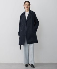 ICB 【2WAY仕様】メモリーストレッチタフタ トレンチコート