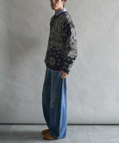 CRAFT STANDARD BOUTIQUE ペイズリー柄ニットプルオーバー