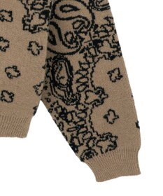 CRAFT STANDARD BOUTIQUE ペイズリー柄ニットプルオーバー