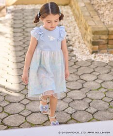 ANY KIDS 【サンリオキャラクターズ×any FAM】オン・オフショルダーチュールワンピース