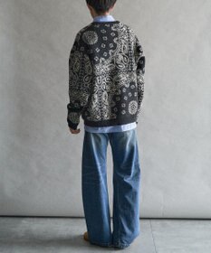 CRAFT STANDARD BOUTIQUE ペイズリー柄ニットプルオーバー