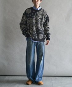 CRAFT STANDARD BOUTIQUE ペイズリー柄ニットプルオーバー