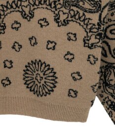 CRAFT STANDARD BOUTIQUE ペイズリー柄ニットプルオーバー