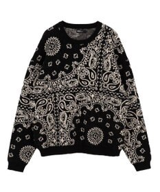 CRAFT STANDARD BOUTIQUE ペイズリー柄ニットプルオーバー