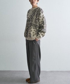 CRAFT STANDARD BOUTIQUE ペイズリー柄ニットプルオーバー