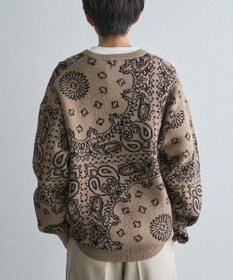 CRAFT STANDARD BOUTIQUE ペイズリー柄ニットプルオーバー