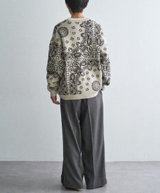 CRAFT STANDARD BOUTIQUE ペイズリー柄ニットプルオーバー