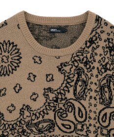 CRAFT STANDARD BOUTIQUE ペイズリー柄ニットプルオーバー