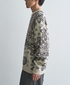 CRAFT STANDARD BOUTIQUE ペイズリー柄ニットプルオーバー