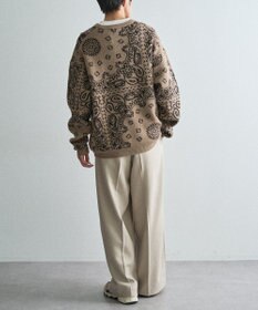 CRAFT STANDARD BOUTIQUE ペイズリー柄ニットプルオーバー