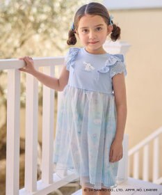 ANY KIDS 【サンリオキャラクターズ×any FAM】オン・オフショルダーチュールワンピース