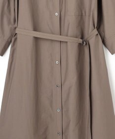 23区 【先行予約】ナイロンコットンタフタ シャツワンピース