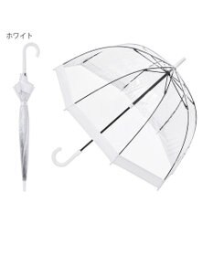 MOONBAT 【雑誌掲載／non・no】フルトン (FULTON) Birdcage ワンポイントロゴ 長傘 透明傘