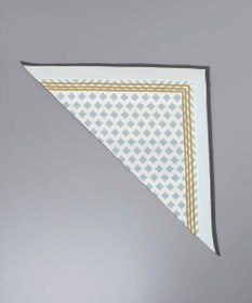 AURORA Oggi12月号掲載 Beaurance （ビューランス）シルクツイル トライアングルスカーフ(リング付き)