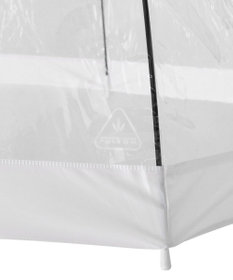 MOONBAT 【雑誌掲載／non・no】フルトン (FULTON) Birdcage ワンポイントロゴ 長傘 透明傘