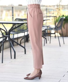 Tiaclasse 【小倉優子さん着用・洗える】カラーテーパードパンツ