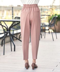 Tiaclasse 【小倉優子さん着用・洗える】カラーテーパードパンツ