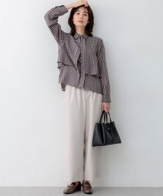 組曲 シュットクロスワイド パンツ