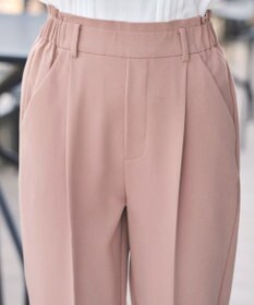 Tiaclasse 【小倉優子さん着用・洗える】カラーテーパードパンツ