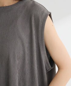 Green Parks サイドリボンノースリーブチュニック