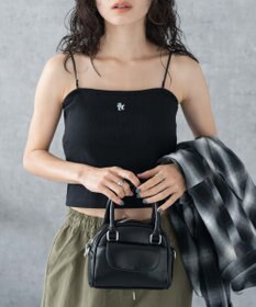 WEGO 【カップ付き/SMサイズ展開】nachumoreショートワンポイントキャミ