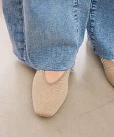 steppi シースルー スクエア パンプス