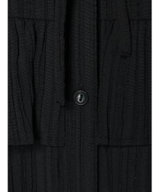 earth music&ecology フリル切替えショートブラウス