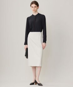 ICB L 【洗える】プロヴィスウールツイル  タイトスカート