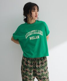 Green Parks 袖折り返しカレッジＴシャツ