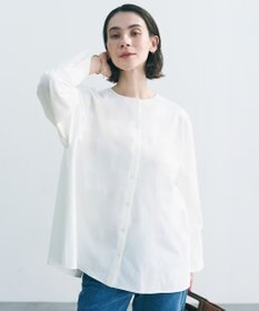UNFILO 【WEB限定カラー】バックリボン イージーケアシャツ
