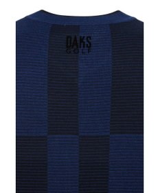DAKS 【DAKS GOLF】ウールチェック柄ニットベスト