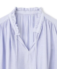 UNFILO ヴィンテージシアー ギャザーブラウス