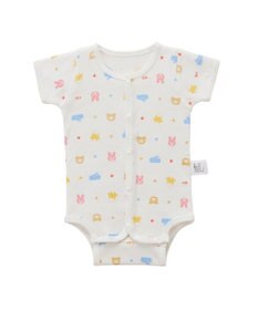 MIKI HOUSE HOT BISCUITS 【60-70cm】 半袖ボディシャツ(前開き)