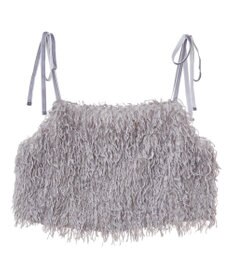 earth music&ecology 【WEB限定】ベロアリボンフェザービスチェ