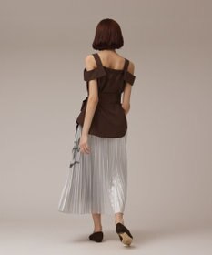 GRACE CONTINENTAL コラボロングプリーツスカート