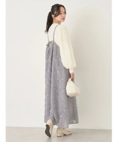 earth music&ecology フラワージャガードキャミワンピース