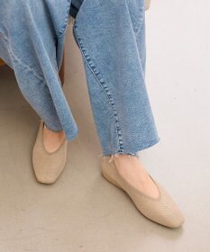 steppi シースルー スクエア パンプス