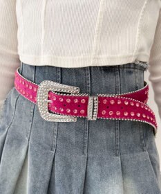 WEGO Lビジューラメシャギーベルト