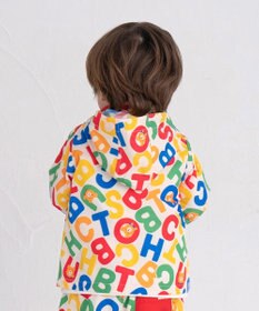 MIKI HOUSE HOT BISCUITS 【80-120cm】 ロゴ総柄 ウインドブレーカー