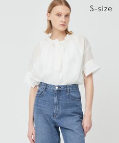 BEIGE， 【S-size】LILAC / ギャザーブラウス