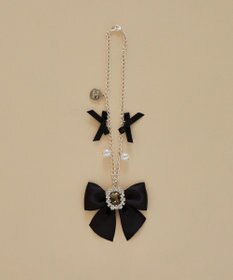 Maison de FLEUR ビジューリボンパールバッグチャーム