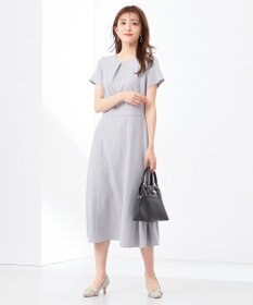 ANY SIS 【WEB・一部店舗限定】リネンライクポリエステル ワンピース