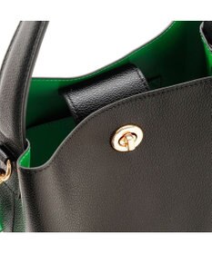 MioFIRANO ツイストロックボックスハンドバッグ 3WAY　FIRANO フィラノ