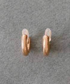 Phoebe 【痛くないシリーズ/金属アレルギー対応】ミニマルストレートフープライトフィットイヤリング　シャンパンゴールド