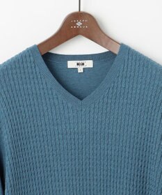 JOSEPH ABBOUD 【チクチクしない/ 3シーズン対応/サスティナブル】SNOWY Vネックセーター